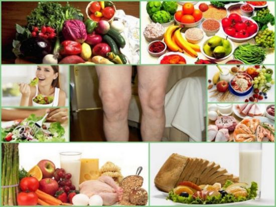 Продукты питания и ноги