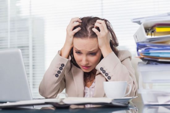 Стресс на работе у женщины