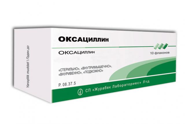 Оксациллин фармакодинамика
