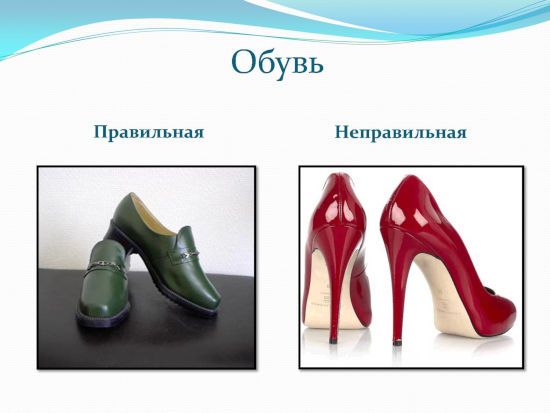 Выбор обуви при плоскостопии